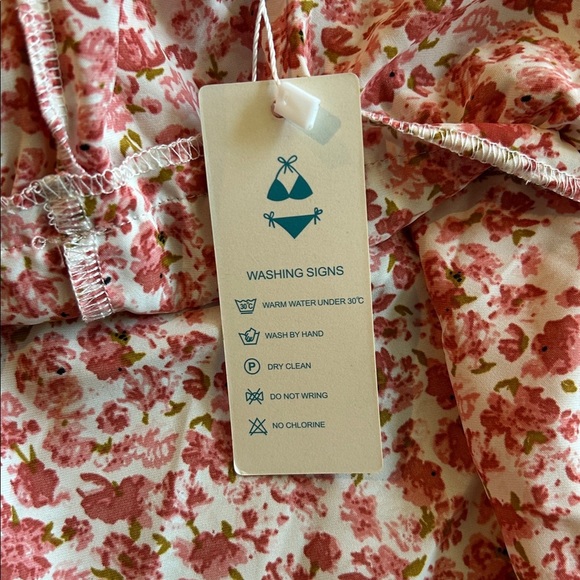 Beachsissi Elegant Floral pink Mini Dress - Picture 6 of 8